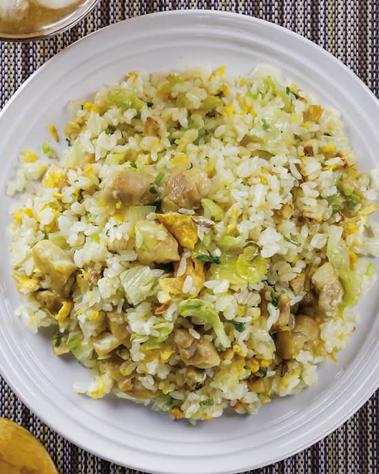 Diced Chicken with Salted Fish Fried Rice / 鹹魚雞粒炒飯